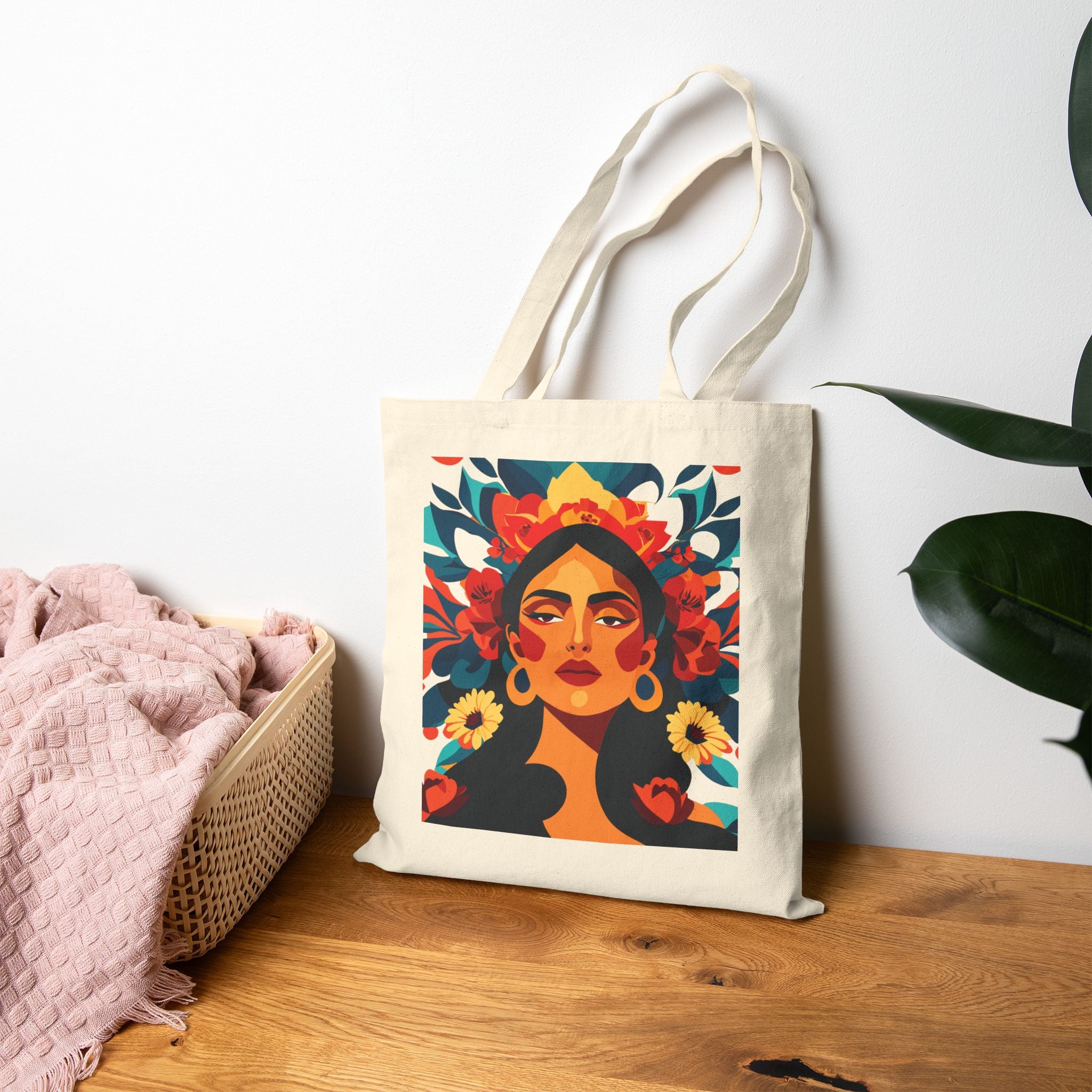 Radical Señora Cotton Canvas Tote Bag