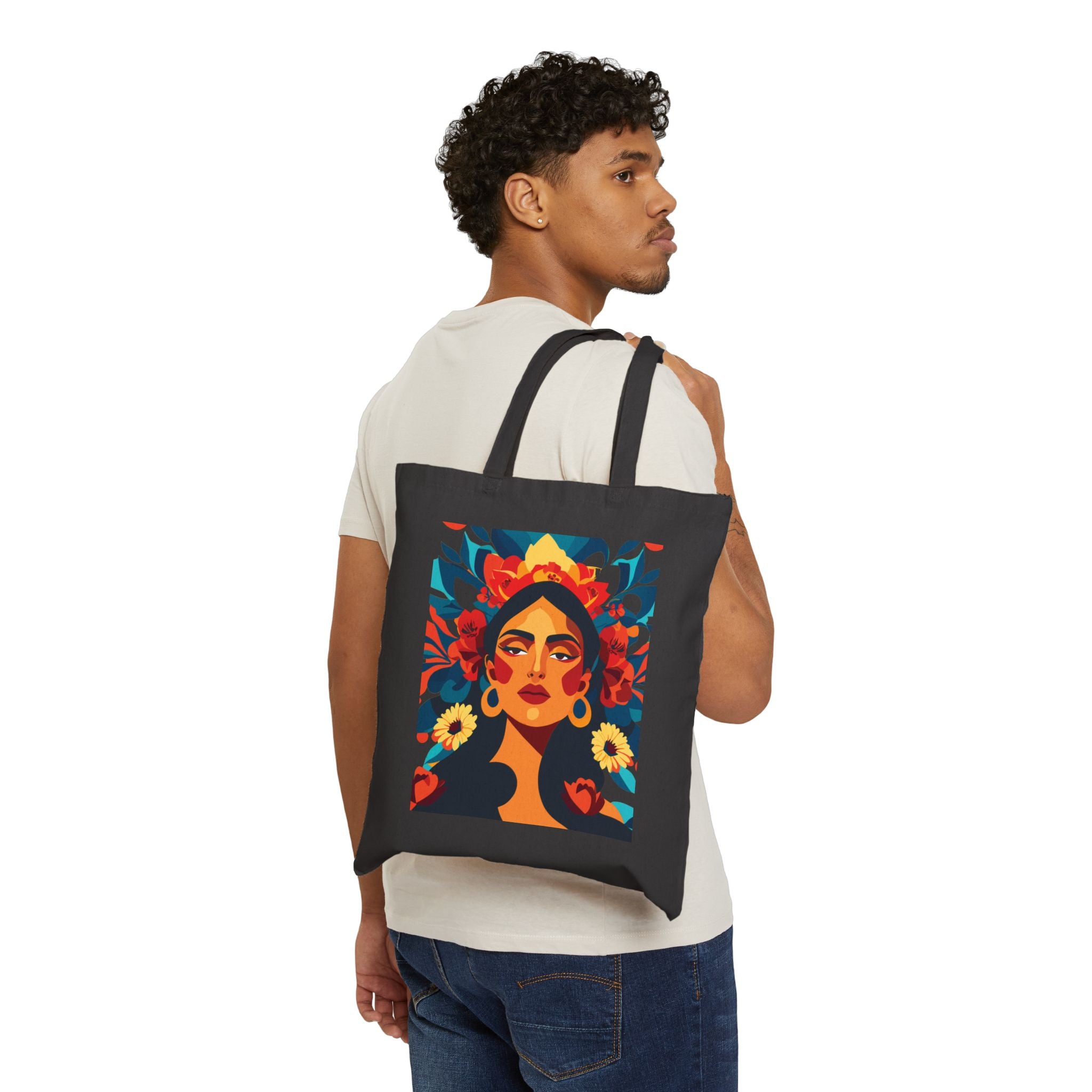 Radical Señora Cotton Canvas Tote Bag