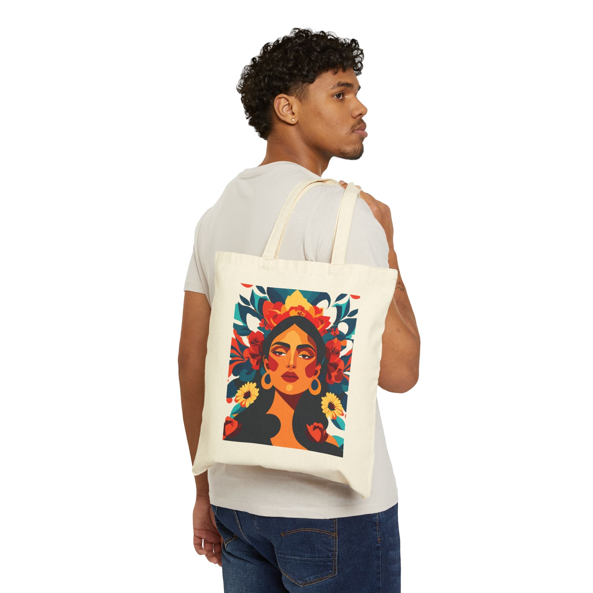 Radical Señora Cotton Canvas Tote Bag