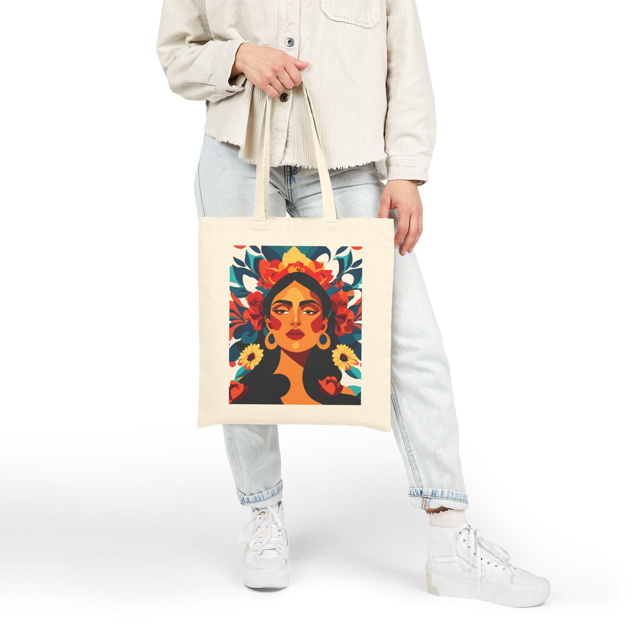 Radical Señora Cotton Canvas Tote Bag