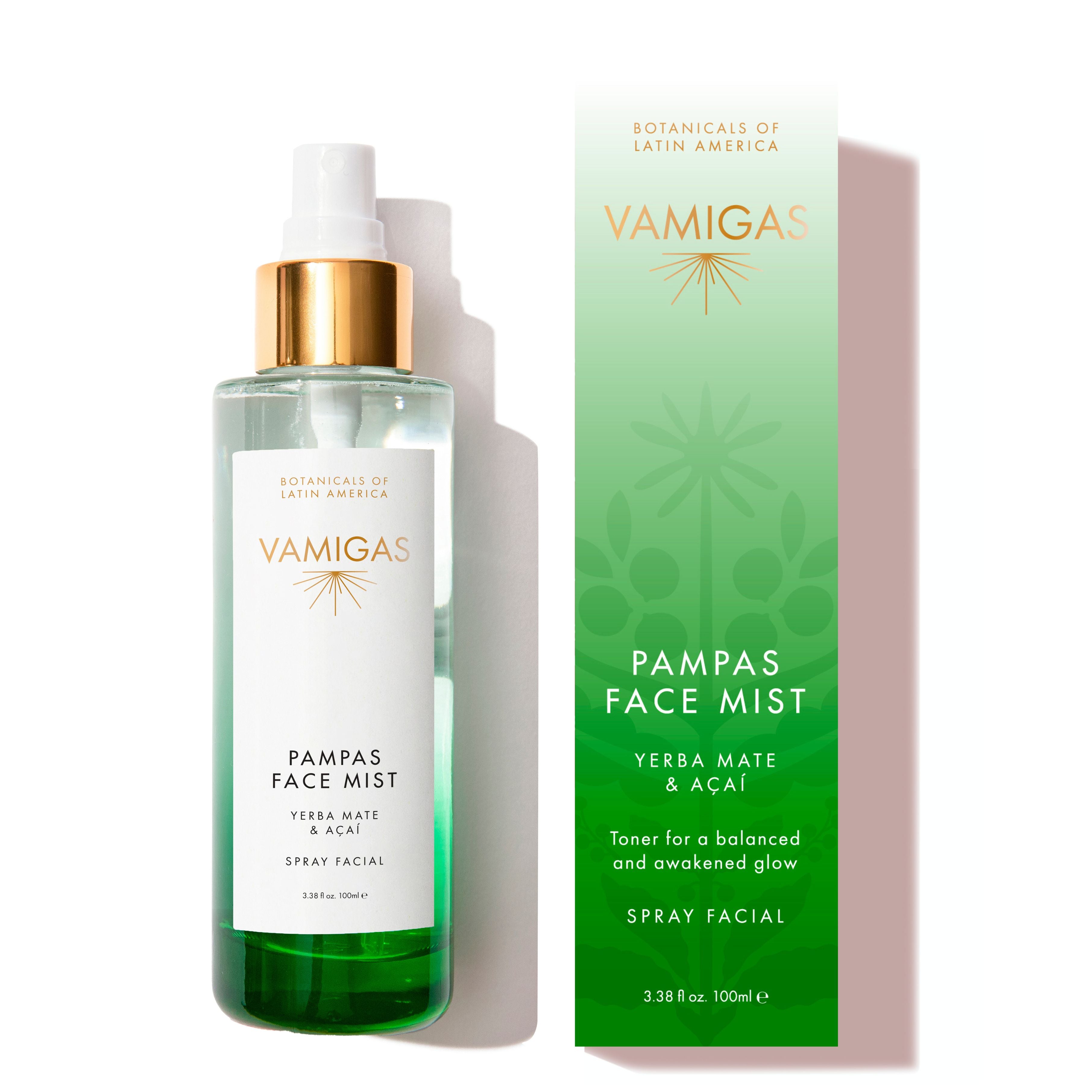 Pampas Herbal Tea Toner Mist - Yerba Mate & Acai